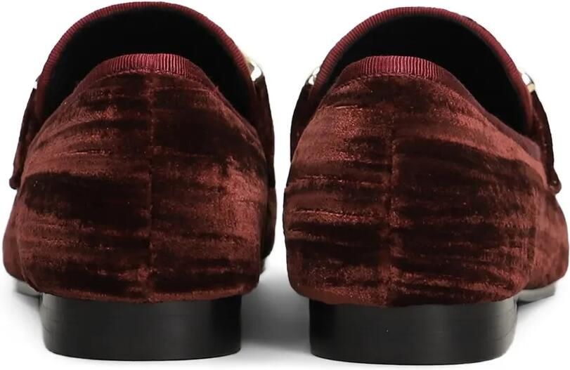 Bibi Lou Loafers met horsebitdetail Rood - Foto 3