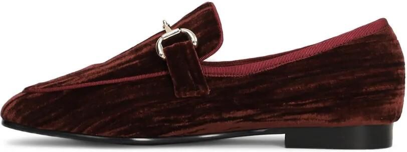 Bibi Lou Loafers met horsebitdetail Rood - Foto 5