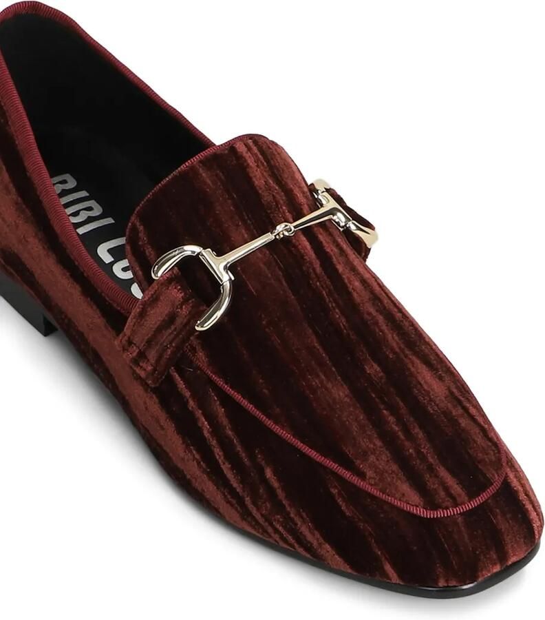 Bibi Lou Loafers met horsebitdetail Rood - Foto 2