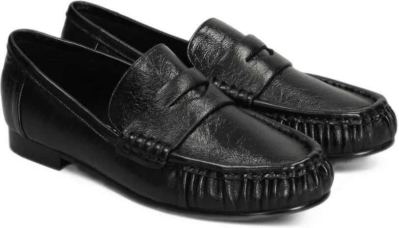 Bibi Lou Lyra leather loafers Zwart - Foto 4