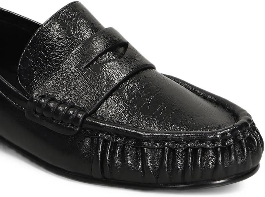 Bibi Lou Lyra leather loafers Zwart - Foto 2