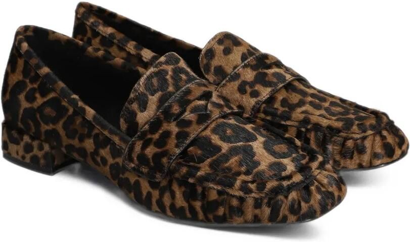 Bibi Lou Lyra leopard-print loafers Bruin - Foto 4