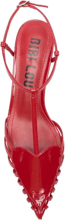 Bibi Lou May sandalen met hartpatroon Rood - Foto 3