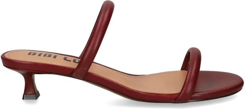 Bibi Lou Musa leren sandalen Rood