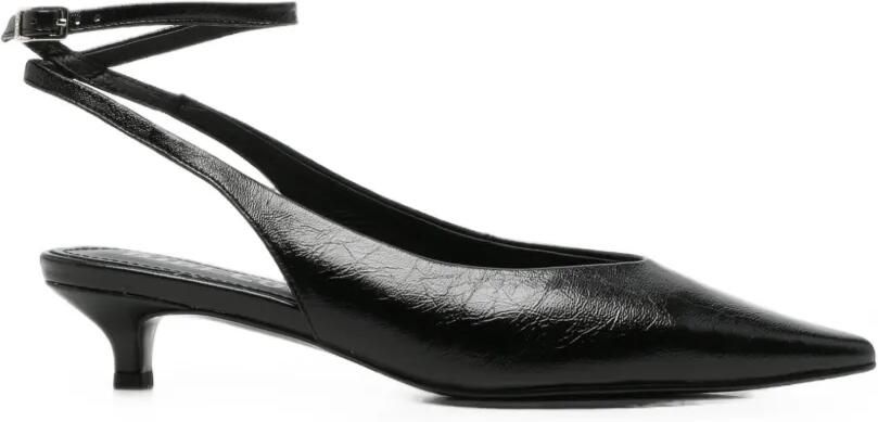 Bibi Lou Noe pumps met gespbandje en puntige neus Zwart