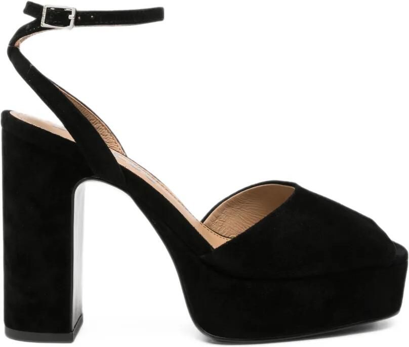 Bibi Lou Omen platform ankle-strap sandals Zwart