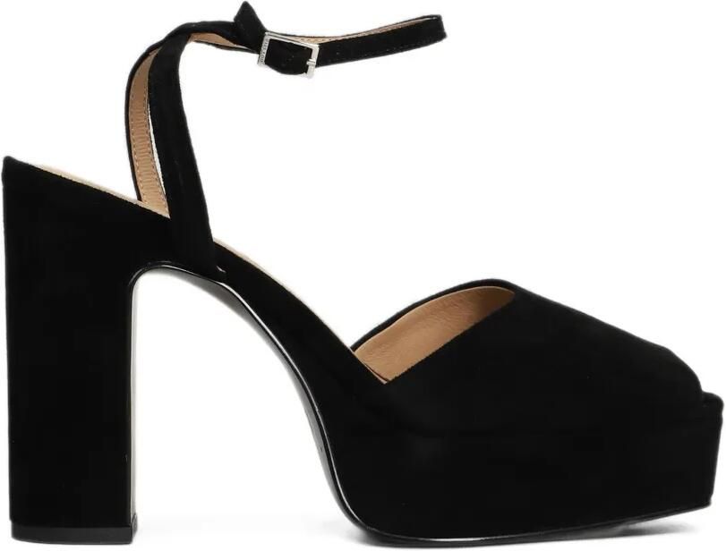 Bibi Lou Omen platform block-heel sandals Zwart