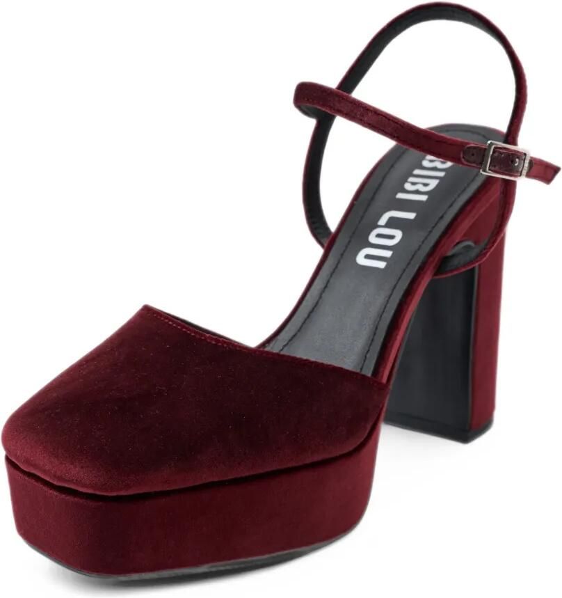 Bibi Lou platform buckle-fastening pumps Rood - Foto 2