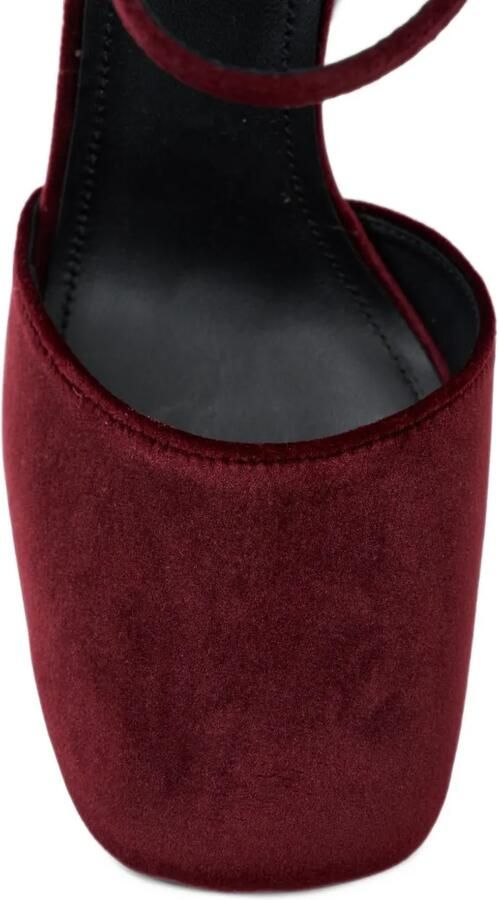 Bibi Lou platform buckle-fastening pumps Rood - Foto 4