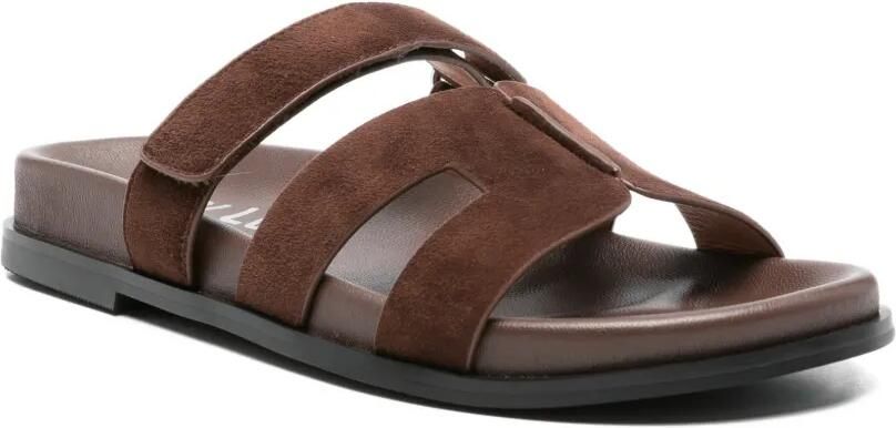 Bibi Lou Platte leren sandalen Bruin - Foto 3