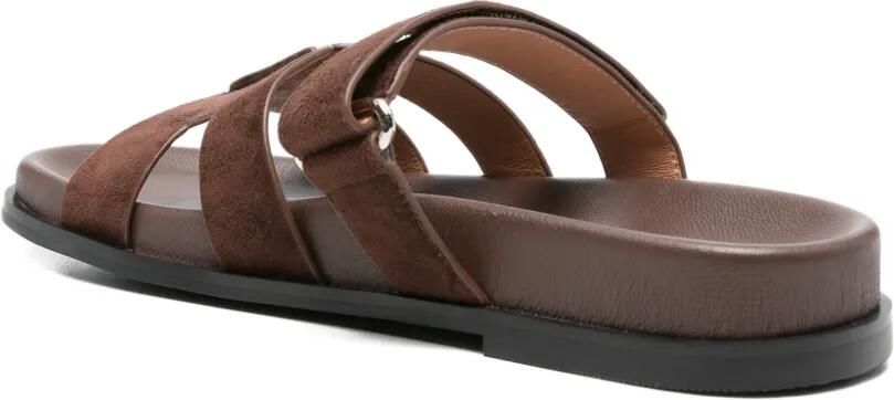 Bibi Lou Platte leren sandalen Bruin - Foto 4