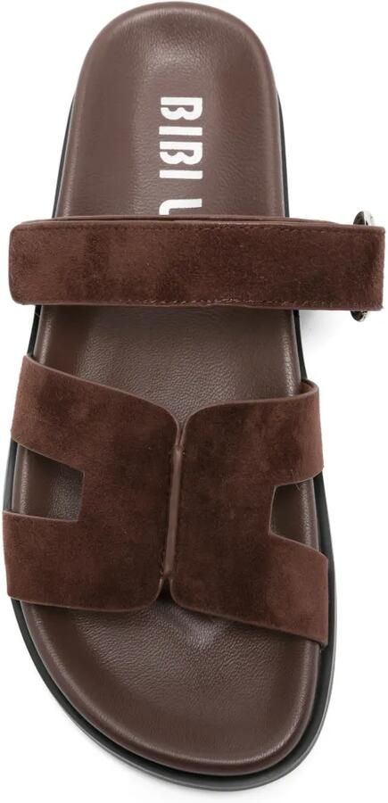 Bibi Lou Platte leren sandalen Bruin - Foto 2