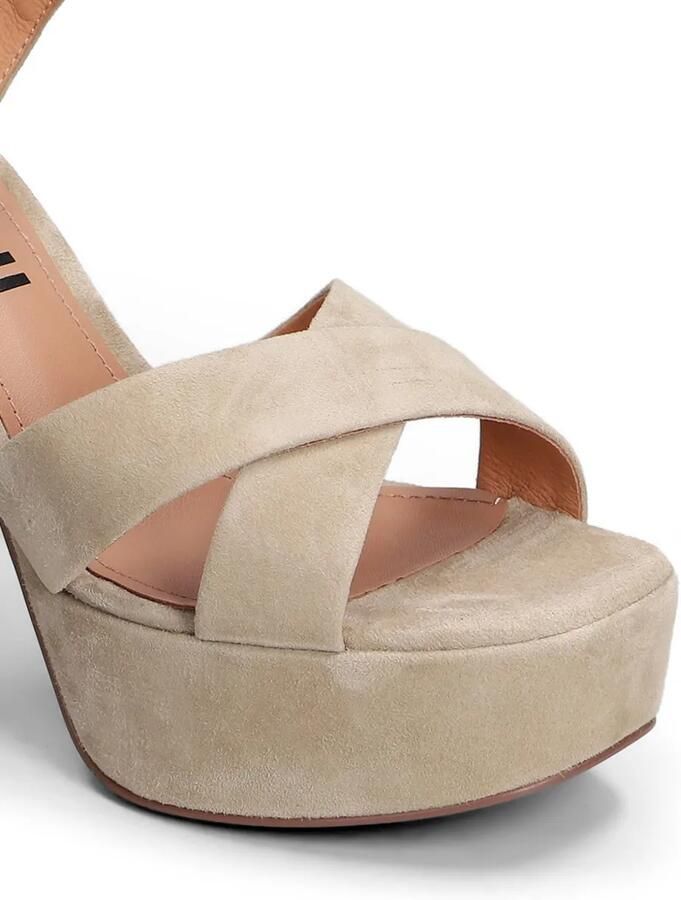 Bibi Lou PRIMROSE sandalen met plateauzool Beige