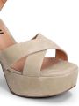 Bibi Lou PRIMROSE sandalen met plateauzool Beige - Beige