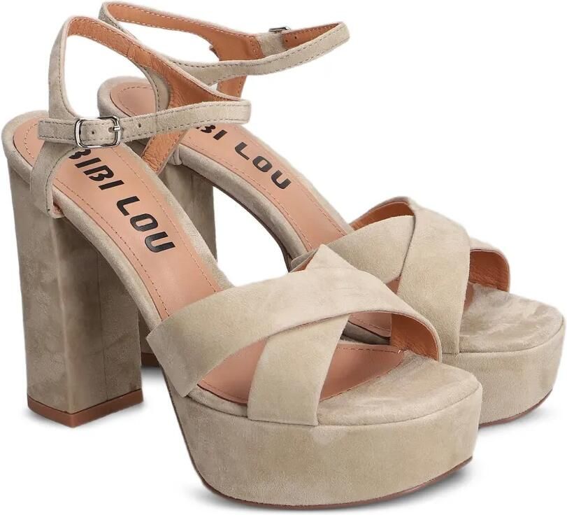 Bibi Lou PRIMROSE sandalen met plateauzool Beige - Foto 3