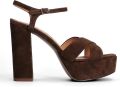 Bibi Lou Primrose sandalen met plateauzool Bruin - Bruin