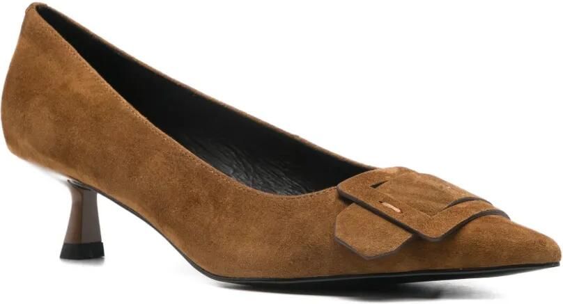 Bibi Lou Pumps met gespdetail en puntige neus Bruin - Foto 2