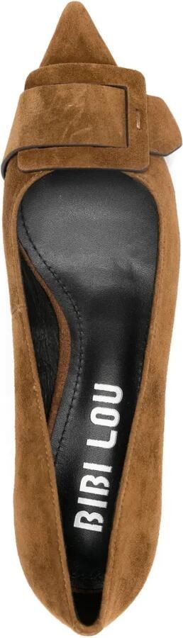 Bibi Lou Pumps met gespdetail en puntige neus Bruin - Foto 4