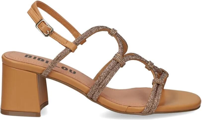 Bibi Lou Quail sandalen verfraaid met kristallen Beige