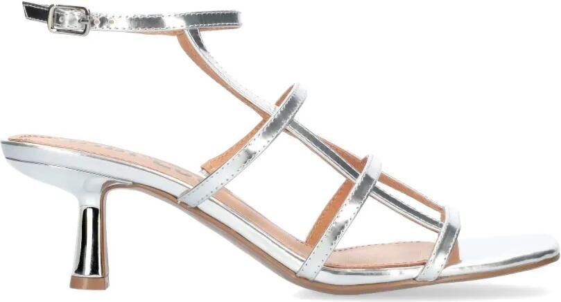 Bibi Lou Sandalen met meerdere bandjes Zilver