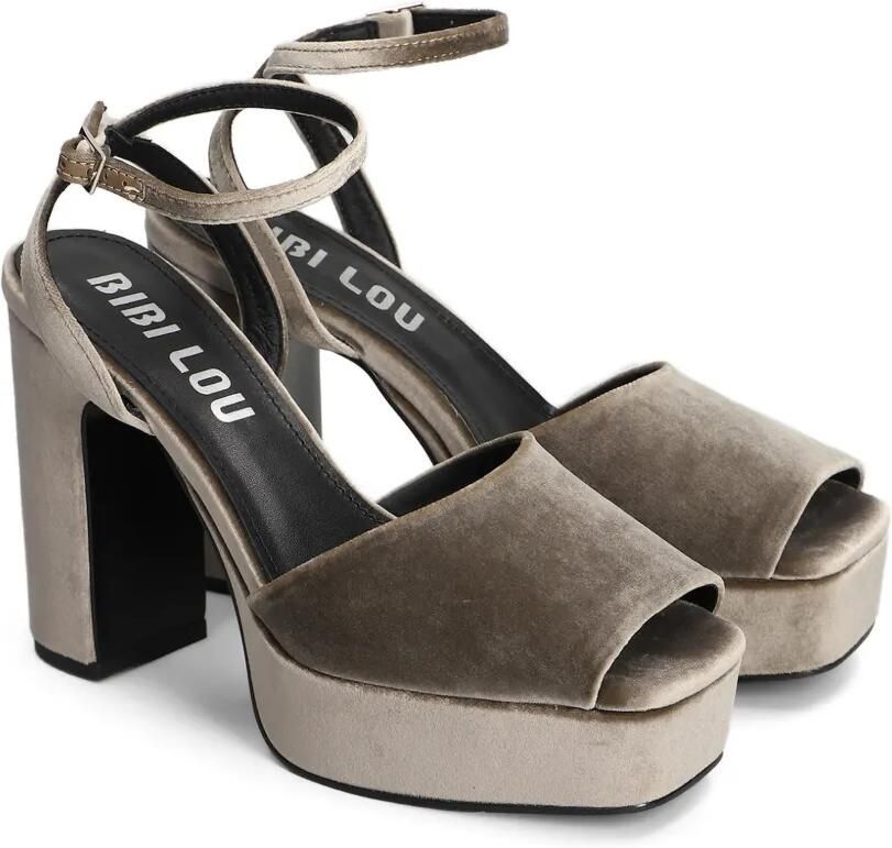 Bibi Lou Sandalen met plateauzool Grijs - Foto 4