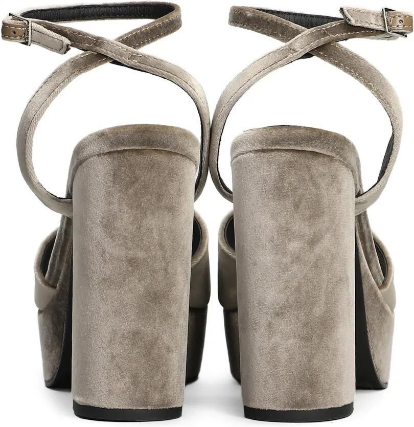 Bibi Lou Sandalen met plateauzool Grijs - Foto 3