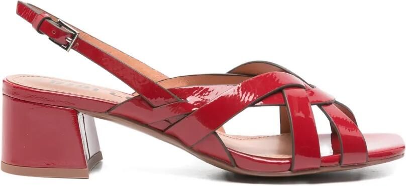 Bibi Lou Sandalen met vierkante neus Rood