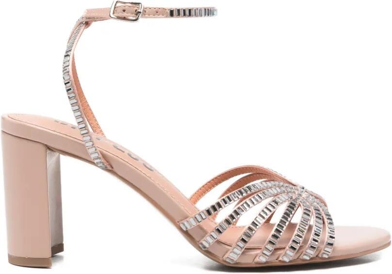 Bibi Lou Serabi sandalen met verfraaid bandje Beige