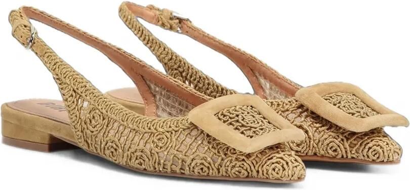 Bibi Lou Slingback ballerina's met gesp-detail Beige - Foto 2