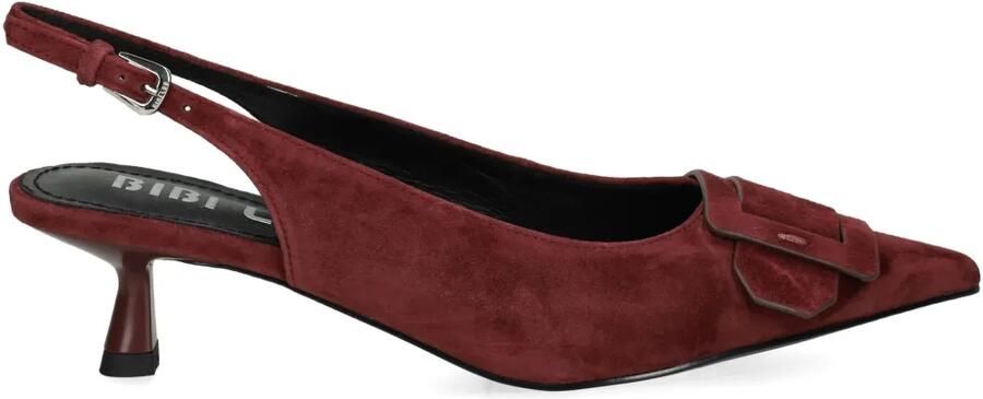 Bibi Lou Slingback pumps met gesp Rood