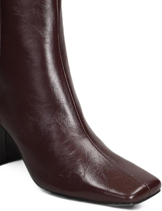 Bibi Lou square-toe ankle boots Rood - Foto 4