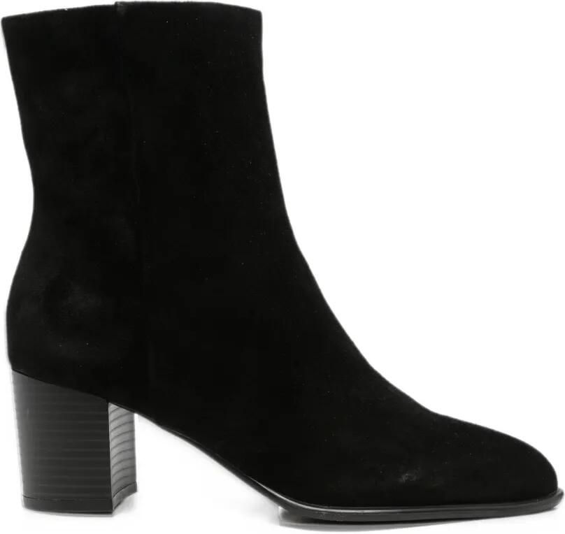 Bibi Lou suede block-heel ankle boots Zwart