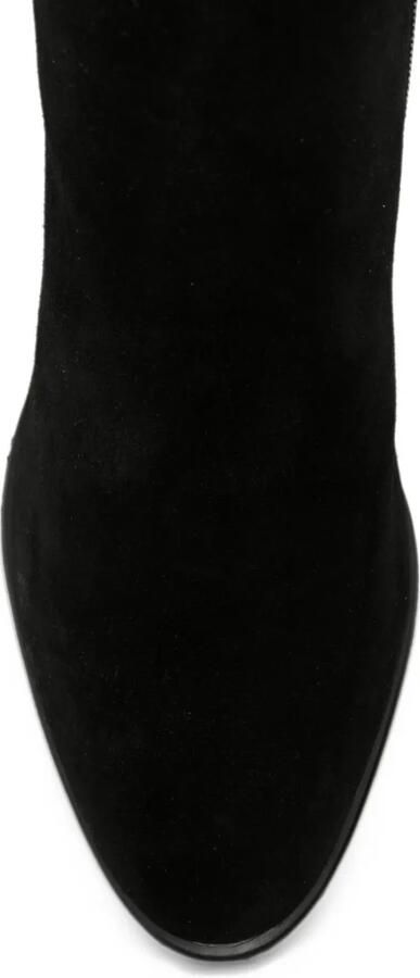 Bibi Lou suede block-heel ankle boots Zwart - Foto 4