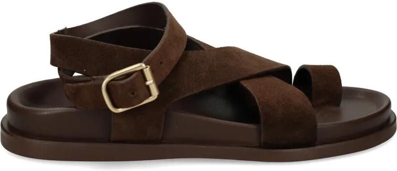 Bibi Lou Suède sandalen Bruin