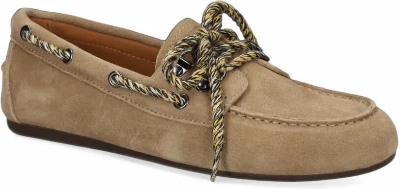 Bibi Lou Tana suede loafers Beige