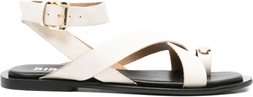 Bibi Lou Vaz sandalen met platte gesp Wit