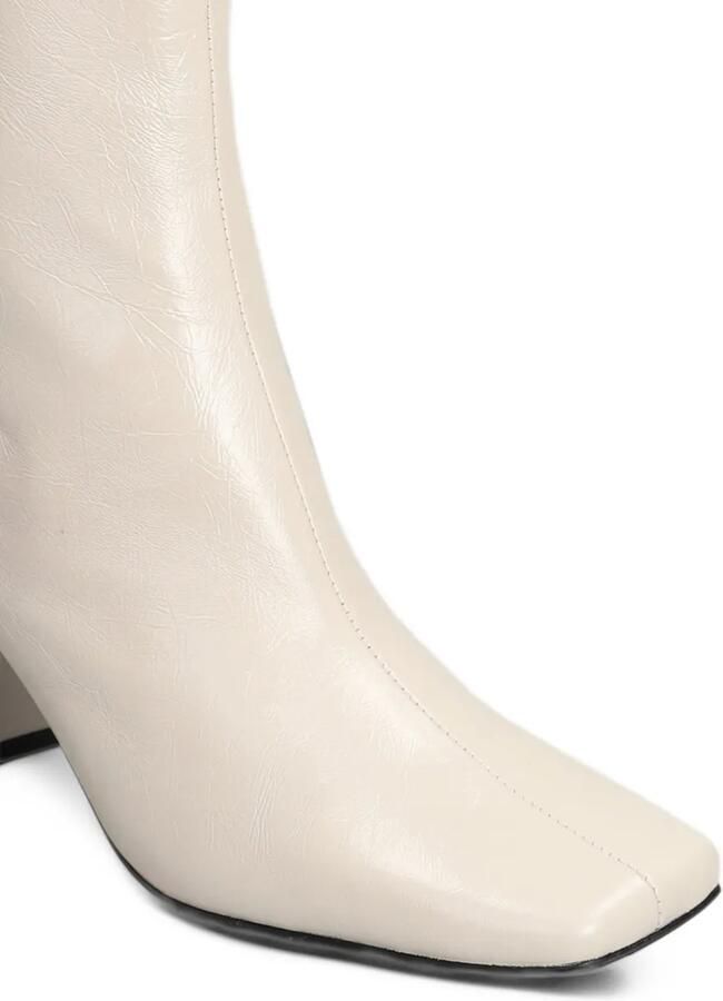 Bibi Lou Velora 85 square-toe ankle boots Beige - Foto 4