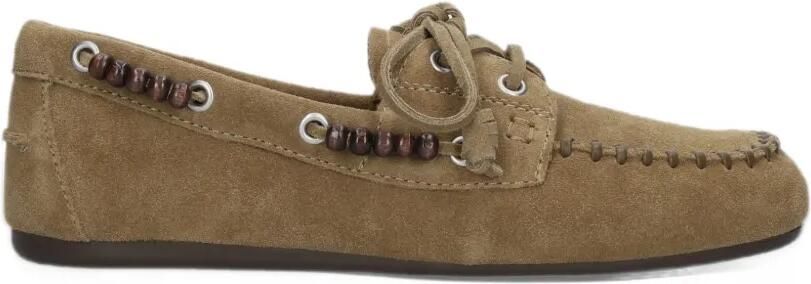Bibi Lou Violetta beaded loafers Groen