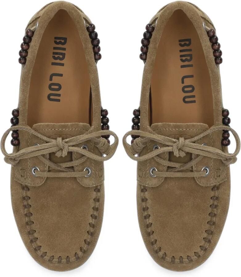 Bibi Lou Violetta beaded loafers Groen - Foto 2
