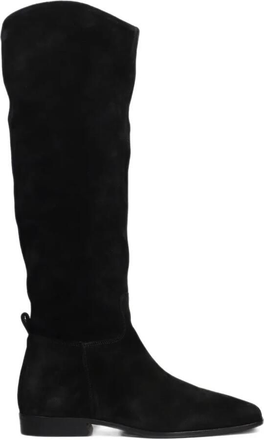 Bibi Lou Zenae suede over-the-knee boots Zwart