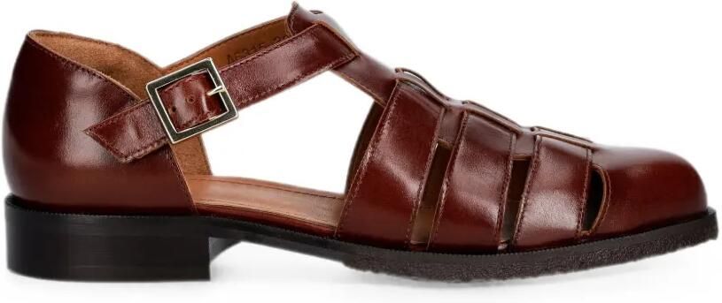 BILLI BI A6315 gekooide sandalen met gesp Bruin