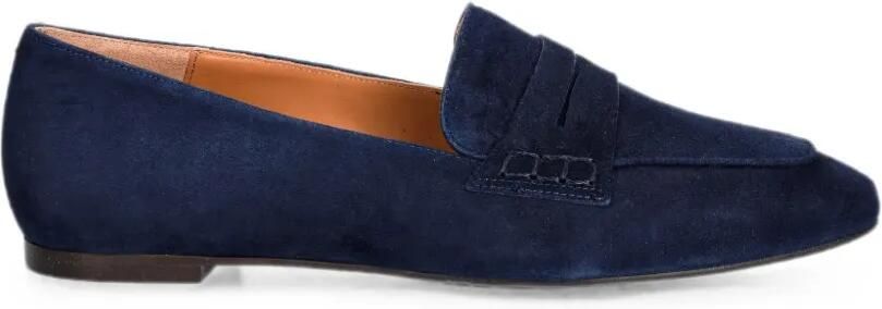 BILLI BI A9400 suède penny loafers Blauw