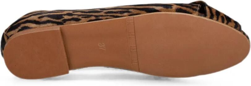 BILLI BI A9410 pumps met luipaardprint en open neus Beige - Foto 5