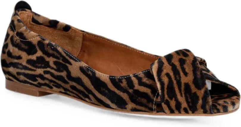 BILLI BI A9410 pumps met luipaardprint en open neus Beige - Foto 2