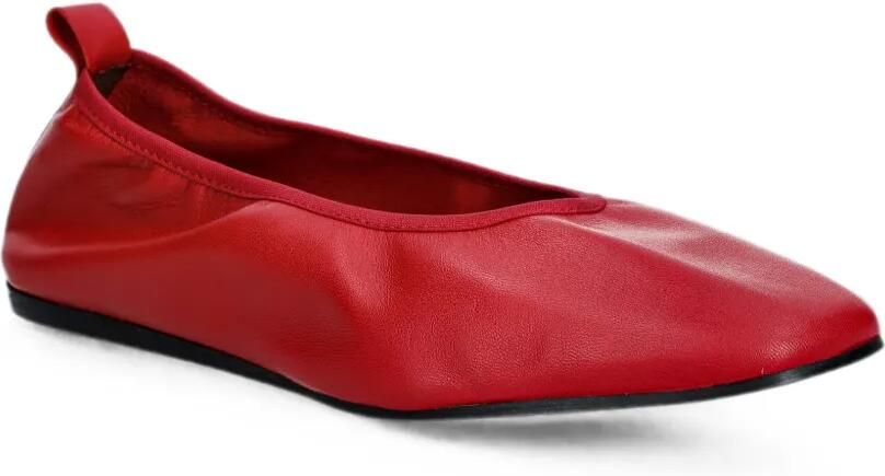 BILLI BI A9920 ballerina's met vierkante neus Rood