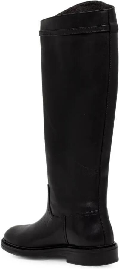BILLI BI B1277 leren laarzen met gespdetail Zwart - Foto 3