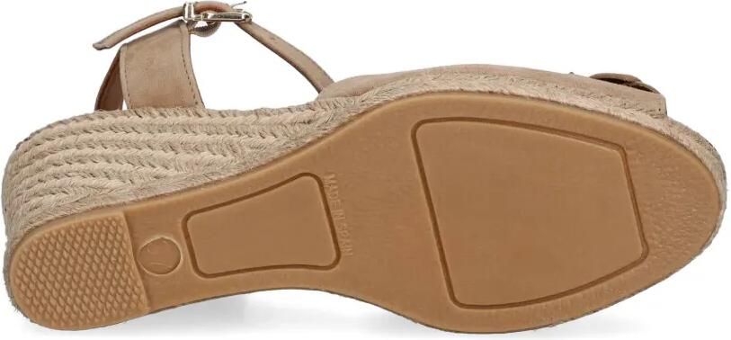 BILLI BI Espadrilles met sleehak en bloem-applicatie Beige - Foto 5