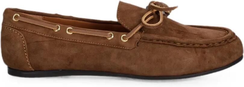 BILLI BI Loafers met strikdetail Bruin