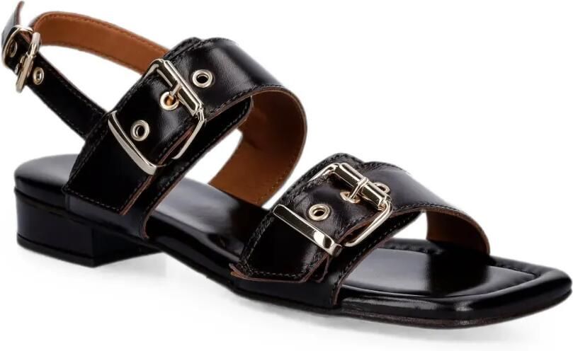 BILLI BI Platte sandalen met gespbandje Bruin - Foto 2