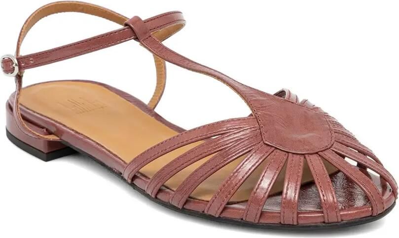 BILLI BI Platte sandalen met T-bandje Roze - Foto 3